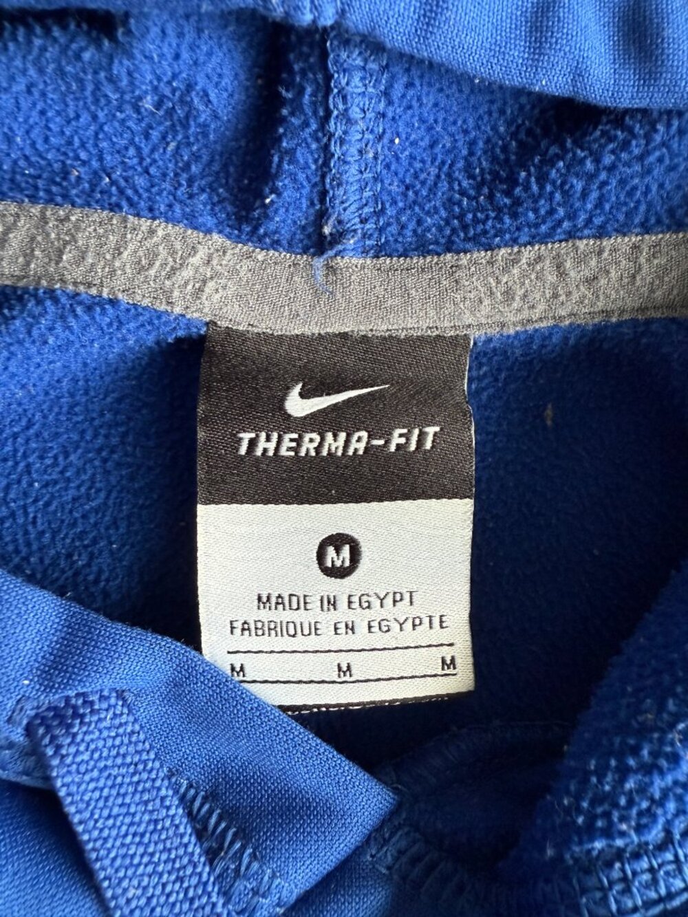 Official Nike Toronto Blue Jays Therma-FIT Hoodie Blue Medium - Picture 9 of 9